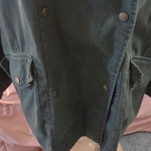 Old Navy Army Jacket xl green summer weight - Picture 6 of 9